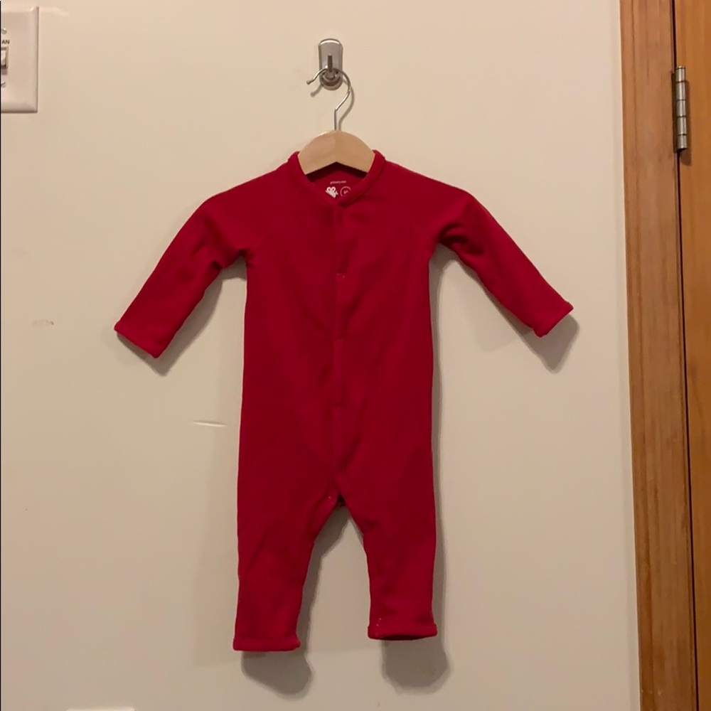 Primary long sleeve romper